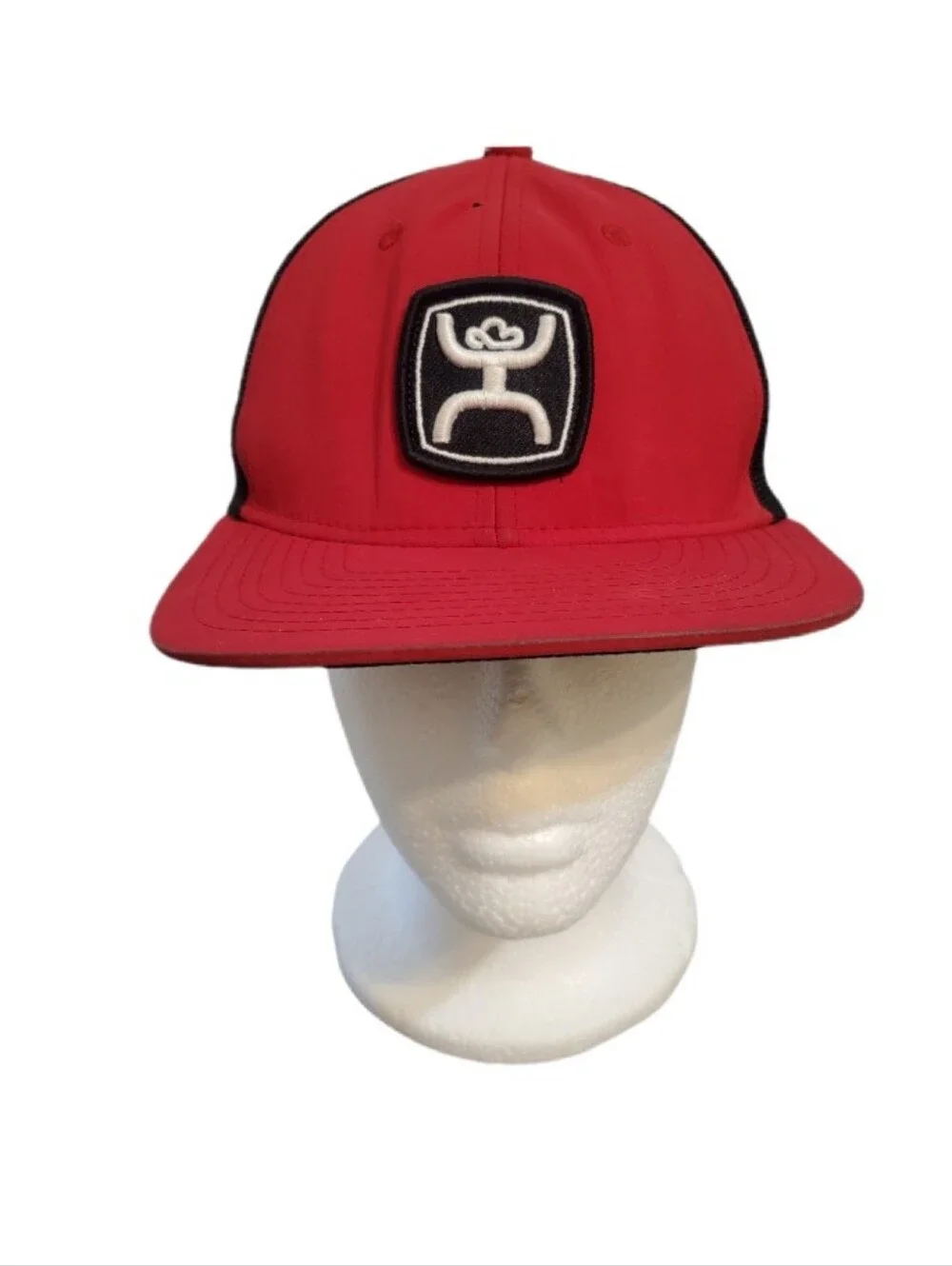 Hooey Youth Zenith Red Black Mesh Snapback Cap